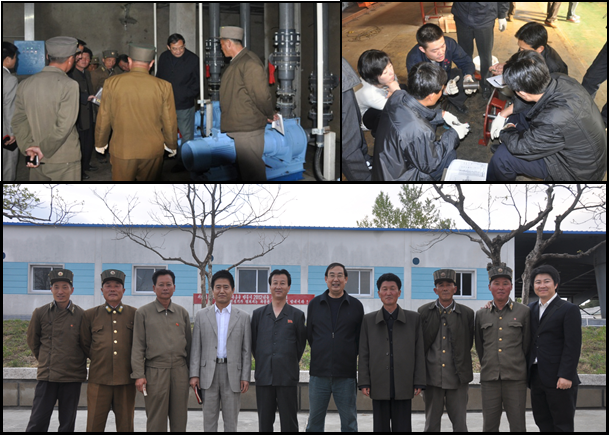 朝鲜民主主义人民共和国元山-【野生海豚救助暂养中心】的建设实例